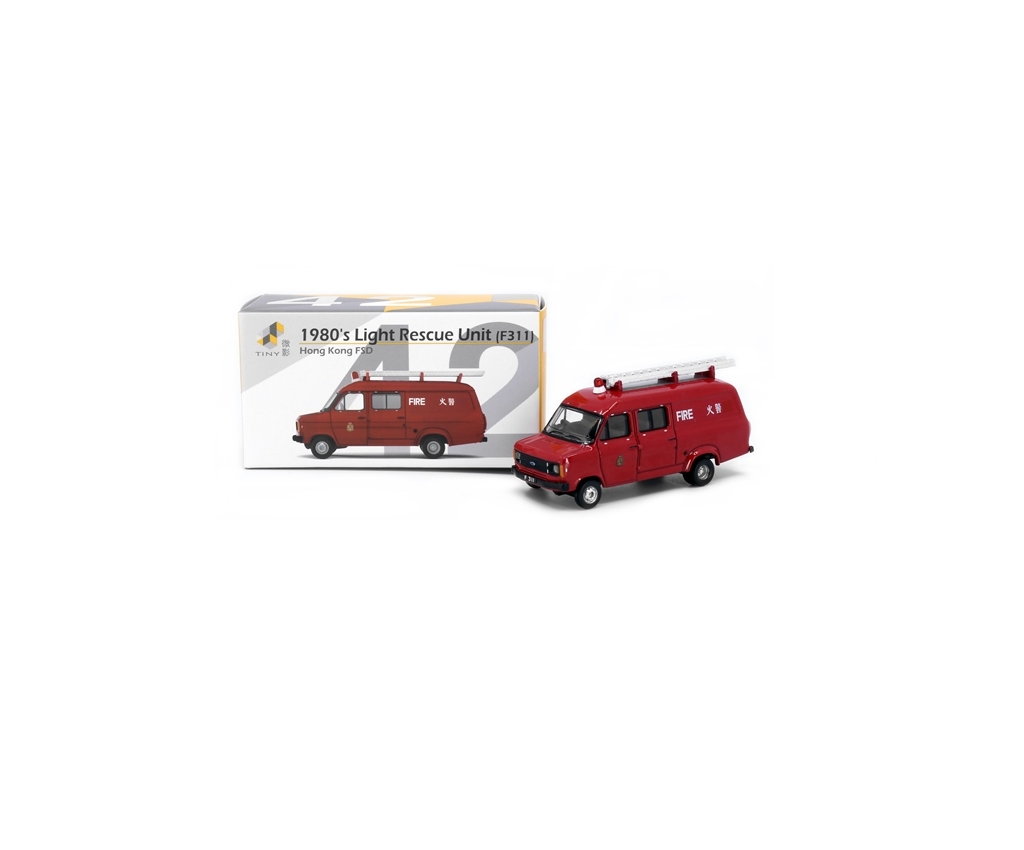 Tiny City 42 Die-cast Model Car - 1980&#39;s HKFSD Light Rescue Unit